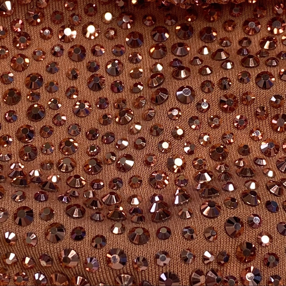 KIDS ROSE GOLD Rhinestone Bling Face Mask - Picture 2 of 11